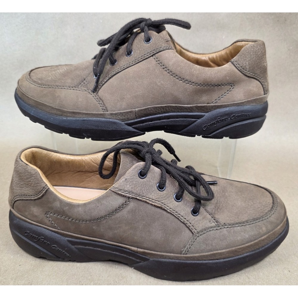 Dr. Comfort Justin (Sz 10 W) (5520) Men's Chestnut Leather Diabetic Shoe Wide